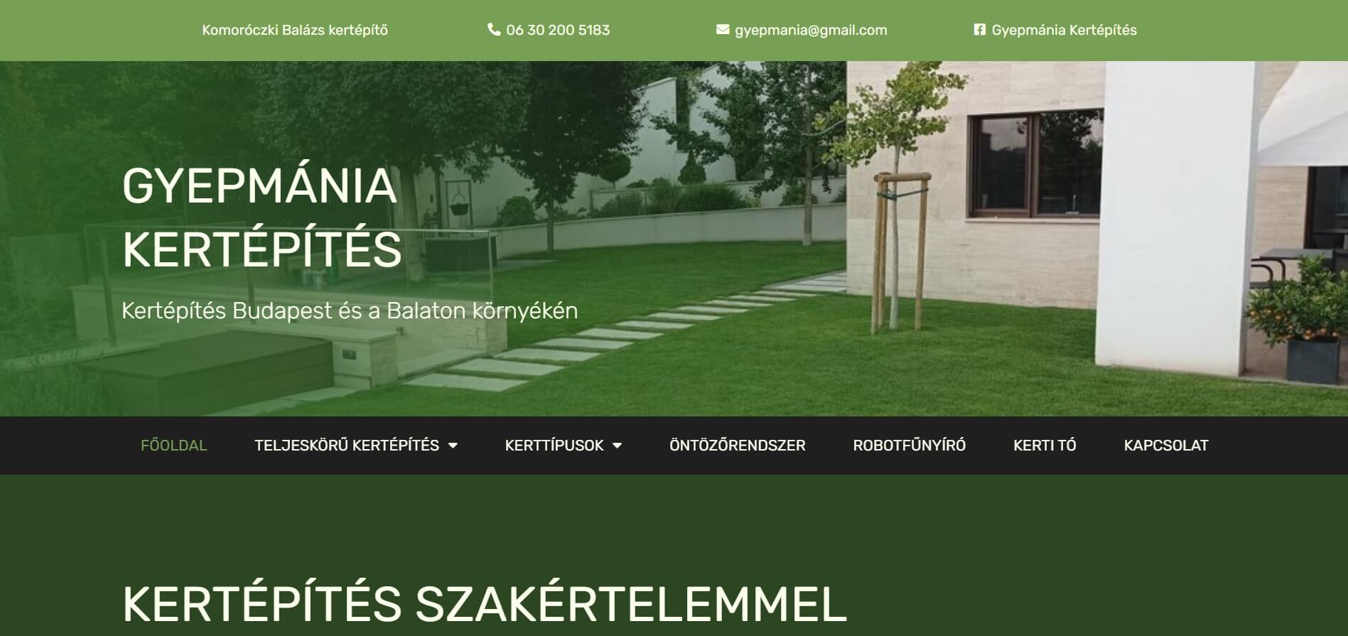 Gyepmánia honlap